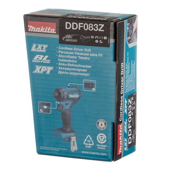 Шуруповерт аккумуляторный Makita LXT DDF083Z 18 В без АКБ и ЗУ