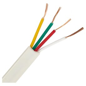 Провод телефонный ELTROS ШТПЛ-4x0,08, бухта 200м, белый