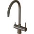 Смеситель для кухни MIXLINE 35k MLSS-0326BL трубчатый излив, подкл.к фильтру, черный графит