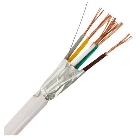 Кабель для сигнализации ELTROS КСПЭВГ 6x0,35, бухта 200м, белый