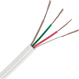 Провод телефонный ELTROS ШТПЛ-4x0,12, бухта 100м, белый