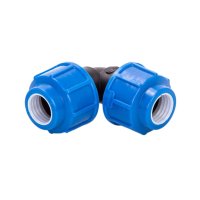 Угол ПНД Lammin компрессионный 40х40 мм