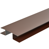 Планка H-образная RAL 8017 цвет шоколад 2 м