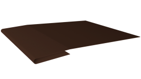 Планка начальная RAL 8017 цвет шоколад 2 м