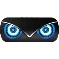 Колонка беспроводная QUMO Hawk ВТ 051 , BT5.0, 10 Вт, FM, MicroSD, USB, AUX, подсветка, 1500мА-ч