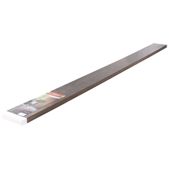 Декоративная рейка МДФ 35х16х2700 мм грецкий орех Стильный Дом