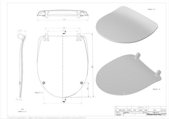 Сиденье для унитаза Cersanit Melar 64744 цвет белый