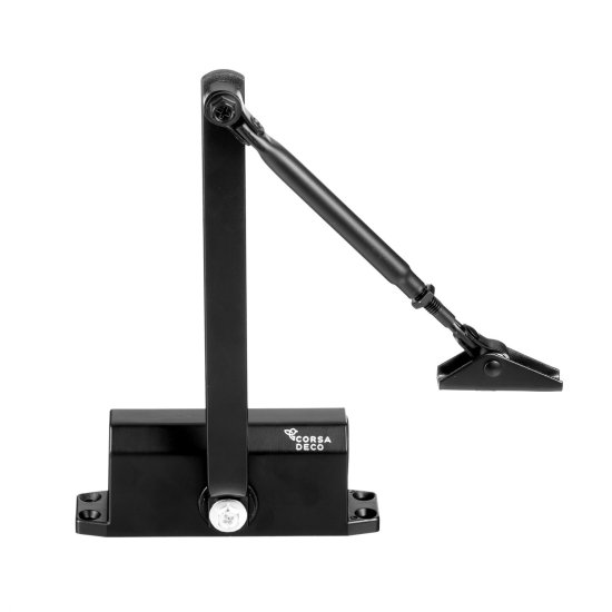 Доводчик дверной Corsa Deco (25-45 кг) черный