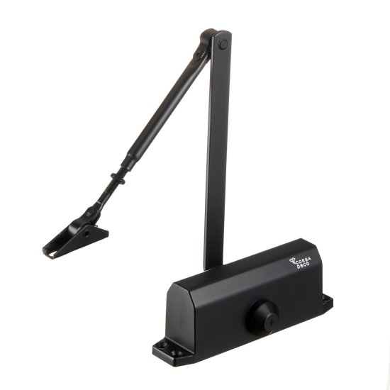 Доводчик дверной Corsa Deco (40-60 кг) черный