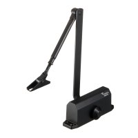 Доводчик дверной Corsa Deco (15-25 кг) черный