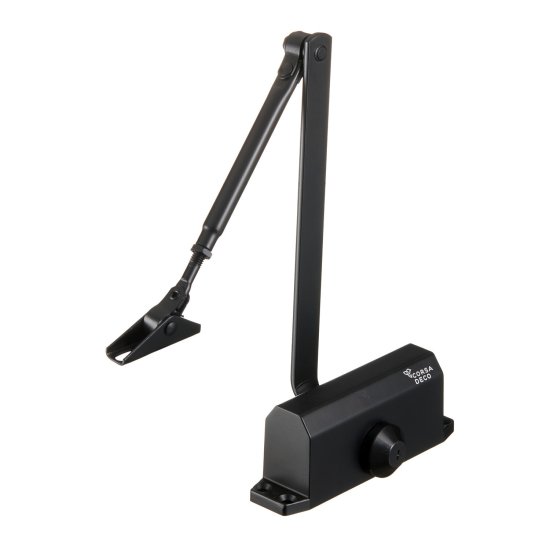 Доводчик дверной Corsa Deco (15-25 кг) черный