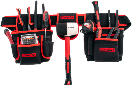 Сумка поясная для инструментов Matrix 90240 560x4100x300 мм, ткань