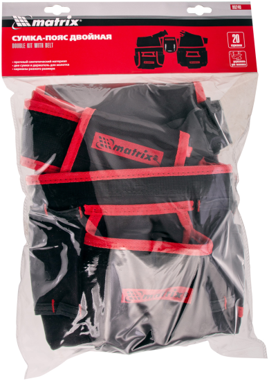 Сумка поясная для инструментов Matrix 90240 560x4100x300 мм, ткань