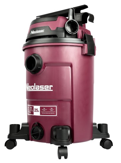 Пылесос строительный Neolaser NVC-25 NL, 1600 Вт, 25 л