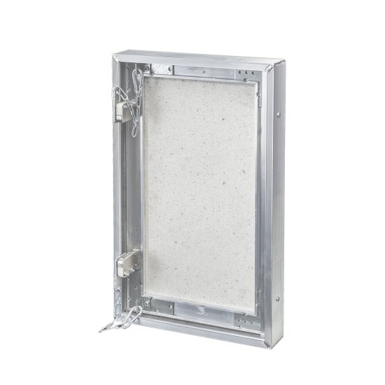 Люк ревизионный под плитку Эвент ЛКЦ алюминиевый 400х500 мм скрытый нажимной