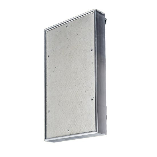 Люк ревизионный под плитку Эвент ЛКЦ алюминиевый 400х500 мм скрытый нажимной