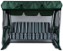 Качели садовые GreenGard София 2 3-х местные до 350 кг зеленый