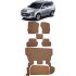 Ковры в салон автомобиля peugeot 4007 7мест 2007 - 2012 Eva Smart 2935-A6B1-S