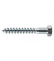 Болт сантехнический 8х60 мм DIN 571 оцинкованный (25 шт.)