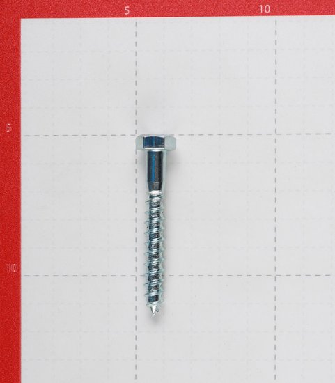 Болт сантехнический 8х60 мм DIN 571 оцинкованный (25 шт.)