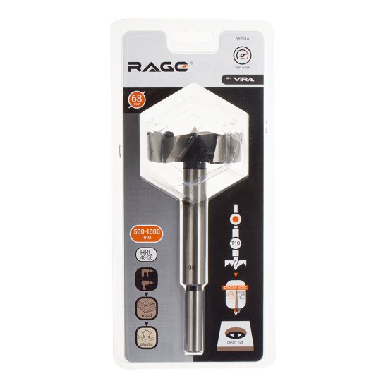 Сверло Форстнера по дереву Rage by Vira 68х170 мм (552014)