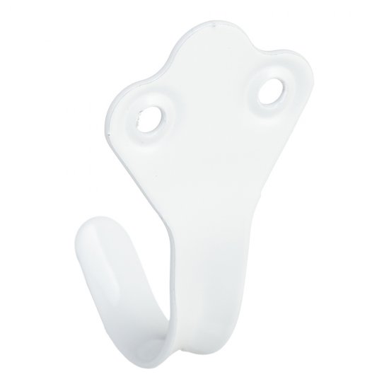 Крючок-вешалка №2 белый