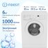 Стиральная машина Indesit IWSD 6105 (CIS) L белая