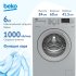 Стиральная машина Beko WSRE6512ZSS серебристая