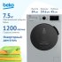 Стиральная машина Beko WSPE7H616S серебристая