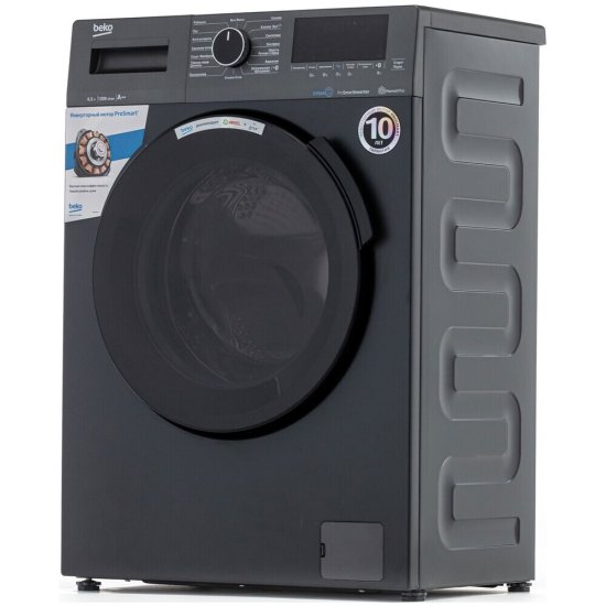 Стиральная машина Beko WSPE6H616A антрацит
