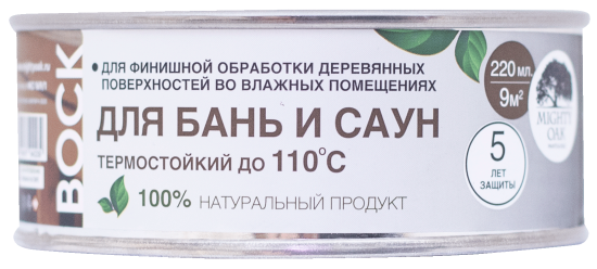 Воск термостойкий для бань и саун Mighty Oak 220 мл