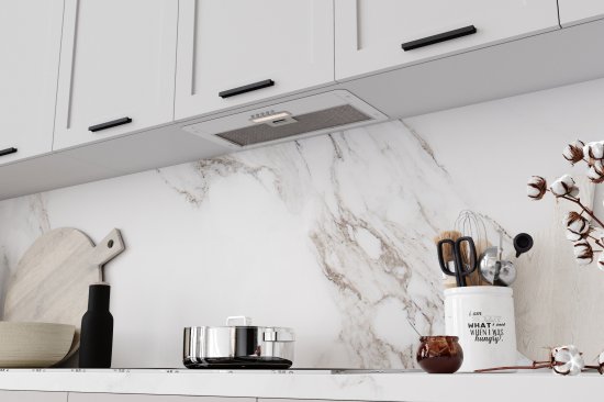 Вытяжка встраиваемая Elikor Bios 52 см цвет белый