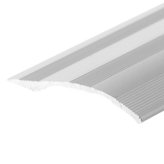 Порог алюминиевый разноуровневый кант 40х900 мм серебро перепад 10 мм