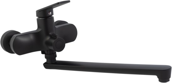 Смеситель для ванны Aqua-Rivus Учар AR-2021e-b однорычажный универсальный цвет черный матовый