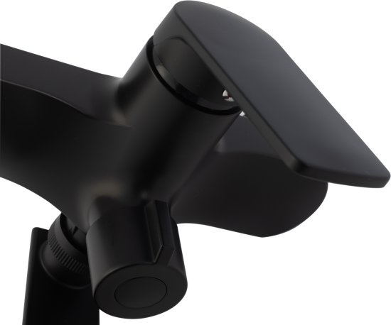 Смеситель для ванны Aqua-Rivus Учар AR-2021e-b однорычажный универсальный цвет черный матовый