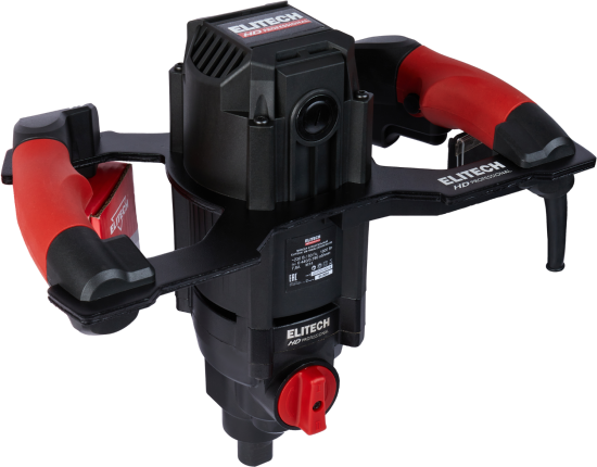 Миксер строительный сетевой Elitech HD CM 1800E2, 1800 Вт