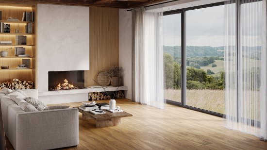 Керамогранит Vitra Alice 20x120 см 1.44 м² матовый цвет ореховый