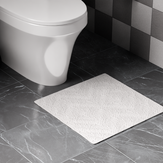 Коврик для туалета Fixsen Mole 50x50 см цвет белый