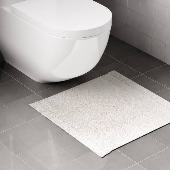 Коврик для туалета Fixsen Norde 50x50 см цвет белый