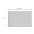 Коврик для ванной Fixsen Norde 50x80 см цвет белый