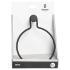 Держатель для полотенец Swensa Dots SWR-7268-05 кольцо цвет черный