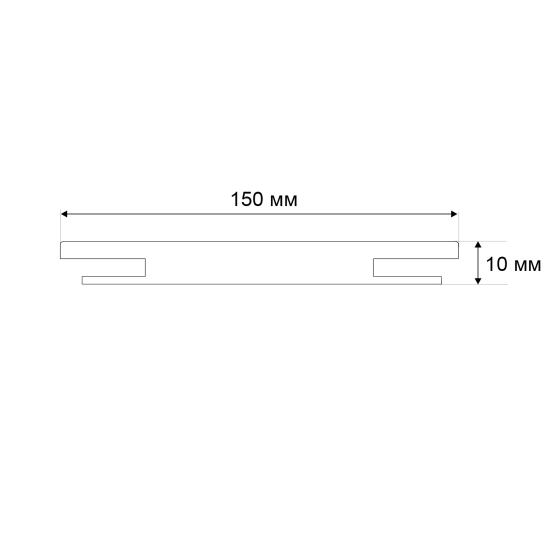 Добор Файн Лайн телескопический 2070x150x10 мм орех