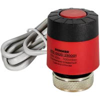 Электротермический сервопривод Rommer RTE-0010-230001 нормально закрытый 230В с фиксатором