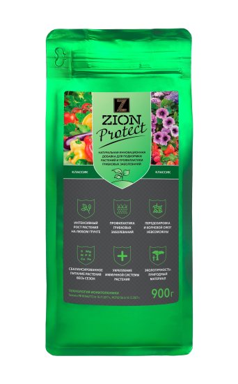 Удобрение Zion Protect Классик 0.9 кг