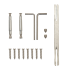 Дверные ручки Armex H-40150-A без запирания цвет черный