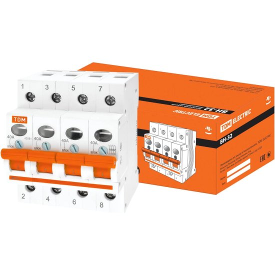 Выключатель нагрузки TDM ELECTRIC ВН-32 4п 40A
