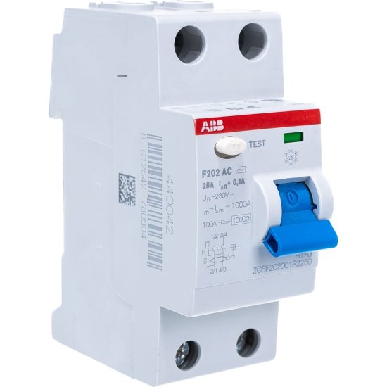 Выключатель дифференциального тока ABB F202