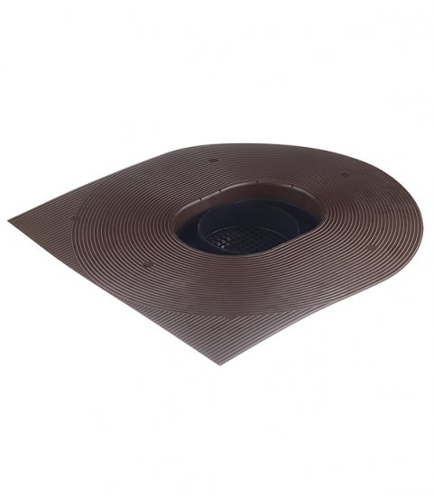 Аэратор Поливент КТВ-вентиль для гибкой черепицы коричневый RAL 8017