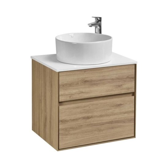 Тумба AQUATON Либерти 60/2 дуб Эльвезия (Элина 60, MILA 400, MILA 350х350, Одри 420x620 Soft)