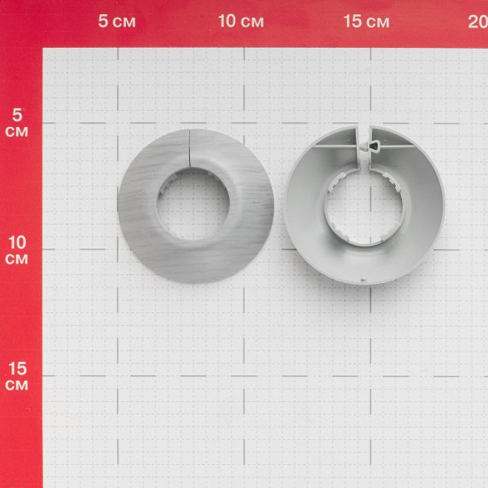 Обвод для труб ПВХ декоративный 28 мм аустер (2 шт.)